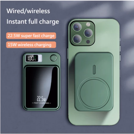 my-11134207-7qukx-lfgr1x8y5vlmd6.webp Magnetic Powerbank Wireless 10000mAh Power Bank Fast Charge USB Charging Portable Battery Powerbank