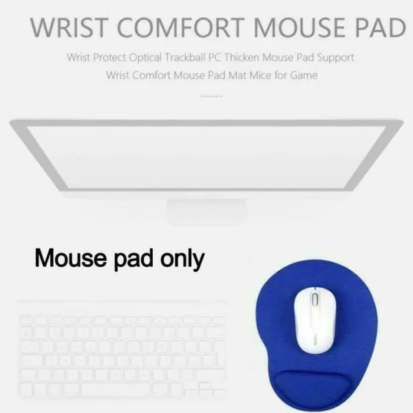 my-11134207-7quky-lfxu65azrs16b2.webp Mouse Pad with Gel Wrist Rest Support Universal Anti slid Soft EVA Wrist Cushion Pad Gaming Mouse Mat for PC Laptop