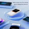 20000mah fast charge powerbank With builtin cable LED Display Charger External Battery Pack