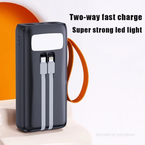 my-11134207-7r990-lp7r7g4tpxn445.webp 66w Power Bank 100000mAh Super Fast Charge Powerbank USB Type C PD Qucik Charge External Battery