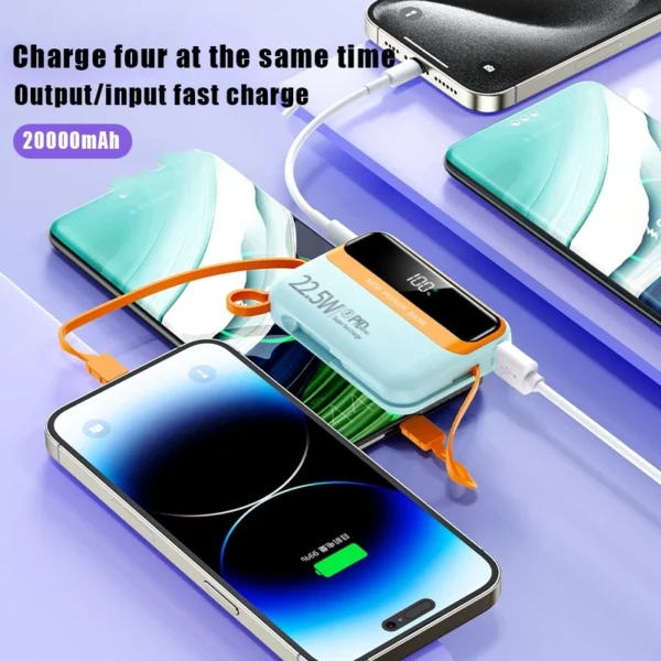 my-11134207-7r990-ltarjrl4aomc34.webp Powerbank 20000mAh Built in 2 Cables Fast charging Digital LED Display Portable Power Bank
