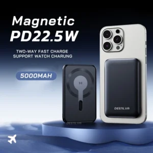 PowerBank Magnetic 5000mAh Power Bank Fast Charge External Battery Qi Wireless Charging