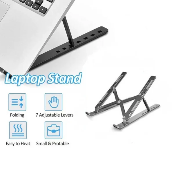 Laptop Holder Stand Adjustable Foldable Non Slip Stands For Tablet Laptop Notebook Holder