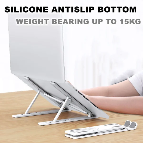 Laptop Holder Stand Adjustable Foldable Non Slip Stands For Tablet Laptop Notebook Holder