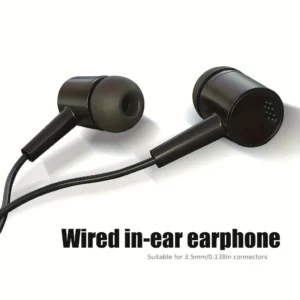 D21 Stereo Gaming Earphone Subwoofer In Ear Wired Headset Wire controlled AUX Mic Stereo Bass Game Calling