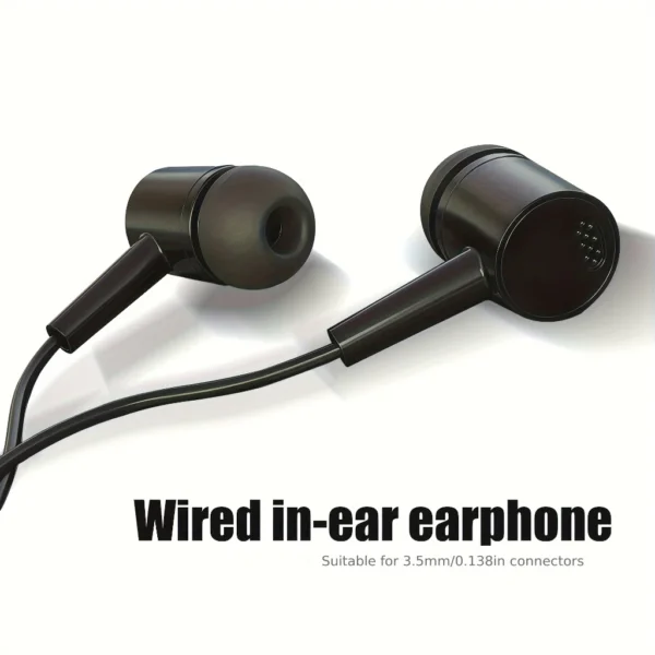 my-11134207-820l8-mf1yko8rsowfd0.webp D21 Stereo Gaming Earphone Subwoofer In Ear Wired Headset Wire controlled AUX Mic Stereo Bass Game Calling