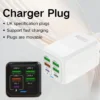 sg-11134201-7rd3o-m7vue0v27lwn6f.webp Charger 150W Flash 5V 4Usb Type C Usb 2Pd Multi Micro Power Port