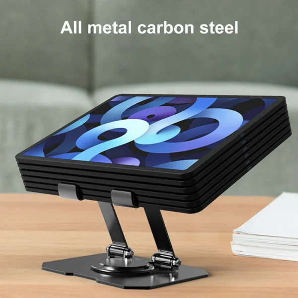 sg-11134201-7rd47-m7rtwl1if30137.webp Foldable Metal Alloy Tablet Phone Holder Stand Adjustable Stable Bracket