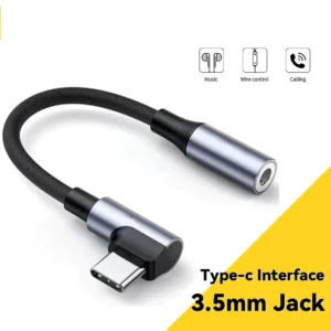 USB Type C Jack Earphone Adapter