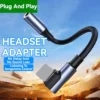 USB Type C Jack Earphone Adapter