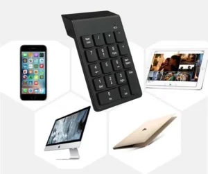 Portable Mini Wireless Numeric Keypad 18 Keys Number Numpad Keyboard Keypad Mini USB Receiver For Laptop PC Windows