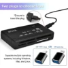 Memory Stick For TF SD CF XD MS M2 Memory Card Adapter USB Type C 6 In 1 USB Card Reader IP Data Line