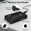 Memory Stick For TF SD CF XD MS M2 Memory Card Adapter USB Type C 6 In 1 USB Card Reader IP Data Line