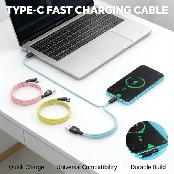 Type C USB 3A Fast Cable Turbo